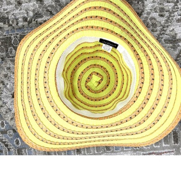 Chatties Straw and Ribbon Wide Brim Hat - Picture 3 of 6